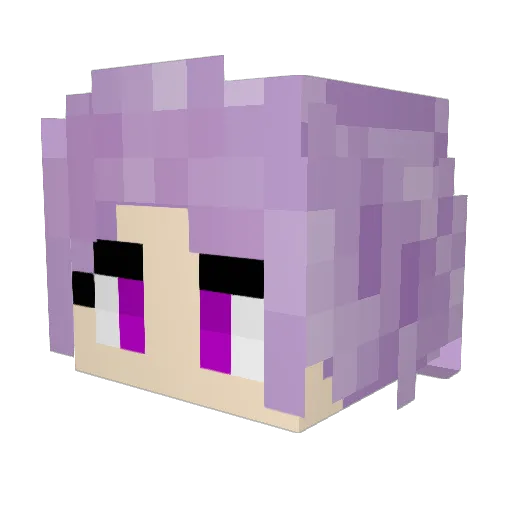 Electroboa Minecraft avatar head, 3D render