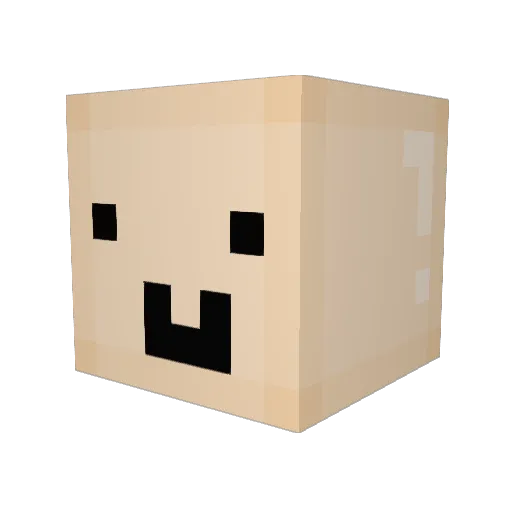 Electromen55 Minecraft avatar head, 3D render