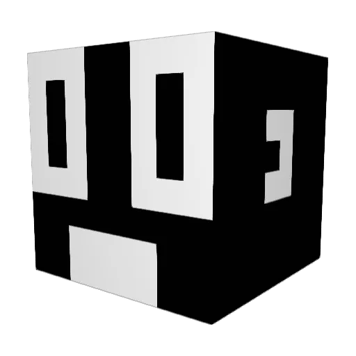 Eledeus Minecraft avatar head, 3D render
