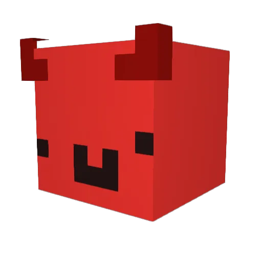 Eleevn Minecraft avatar head, 3D render