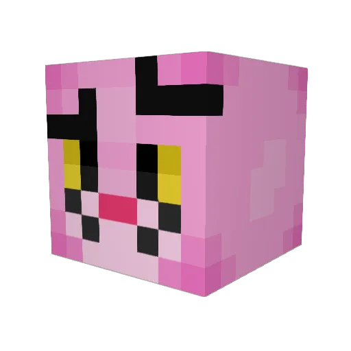 ElekaOTB Minecraft avatar head, 3D render