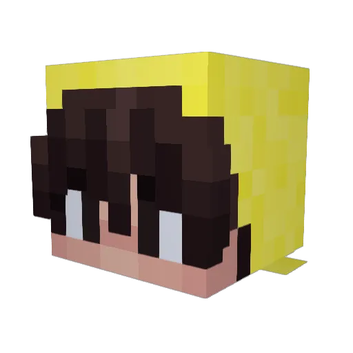 ElektroTechnika_ Minecraft avatar head, 3D render