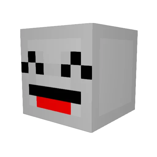 Element1234 Minecraft avatar head, 3D render