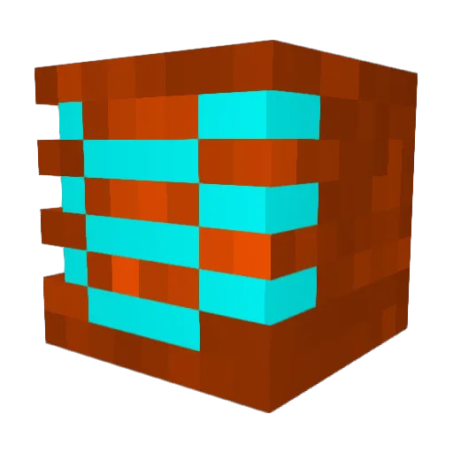 Element4563 Minecraft avatar head, 3D render