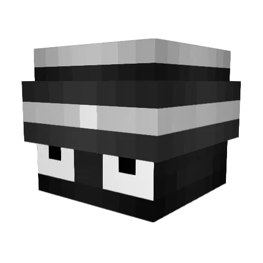 ElementDreamZ Minecraft avatar head, 3D render