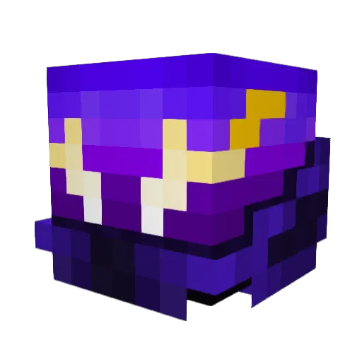 ElementEclipse Minecraft avatar head, 3D render