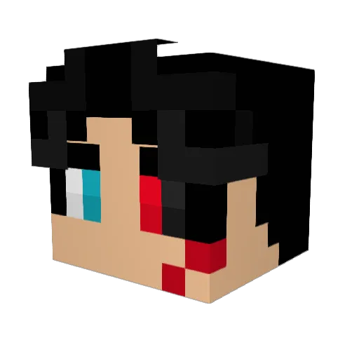 ElementNA Minecraft avatar head, 3D render