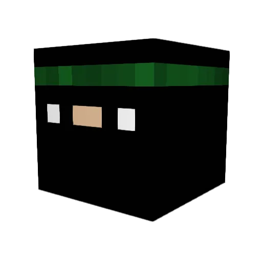 ElementWarriorIV Minecraft avatar head, 3D render
