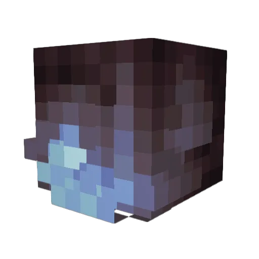 Element_Mat_ Minecraft avatar head, 3D render