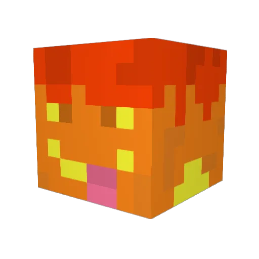 Elemental247 Minecraft avatar head, 3D render