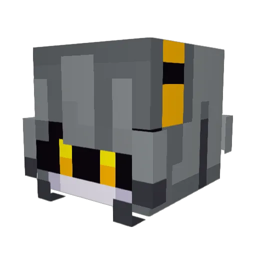 ElementalArmy4 Minecraft avatar head, 3D render