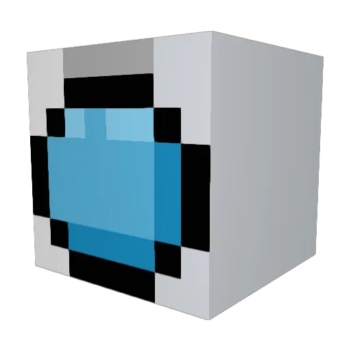 ElementalFreak Minecraft avatar head, 3D render