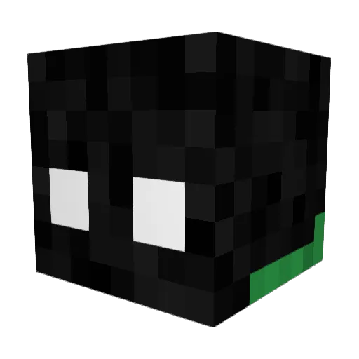 ElementalTJ Minecraft avatar head, 3D render
