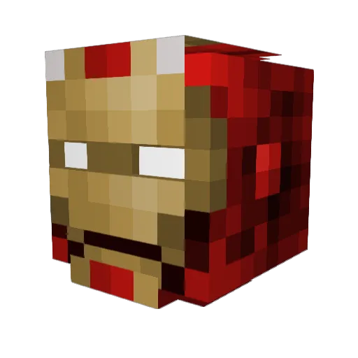 Elementix228 Minecraft avatar head, 3D render