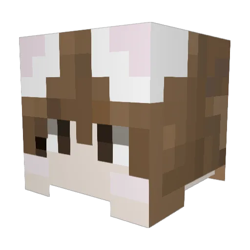 Elements077512 Minecraft avatar head, 3D render