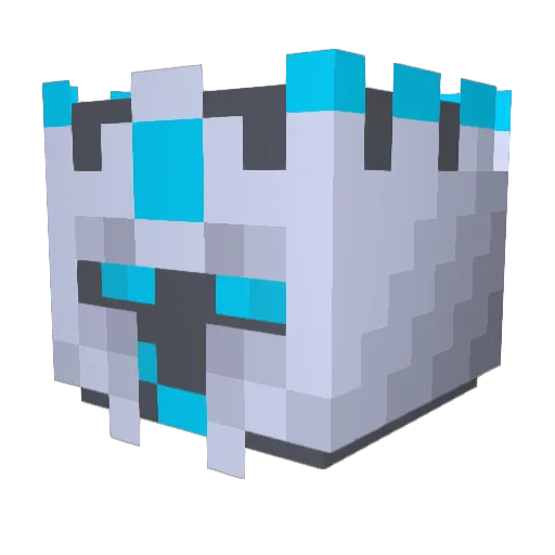 Elemsi04 Minecraft avatar head, 3D render