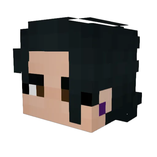 Elen_dil Minecraft avatar head, 3D render