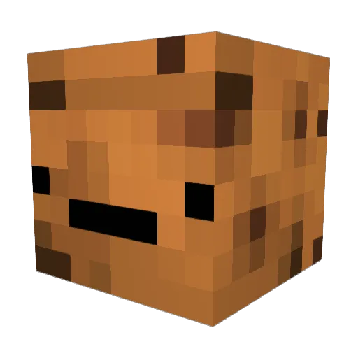 ElenaSpanner Minecraft avatar head, 3D render