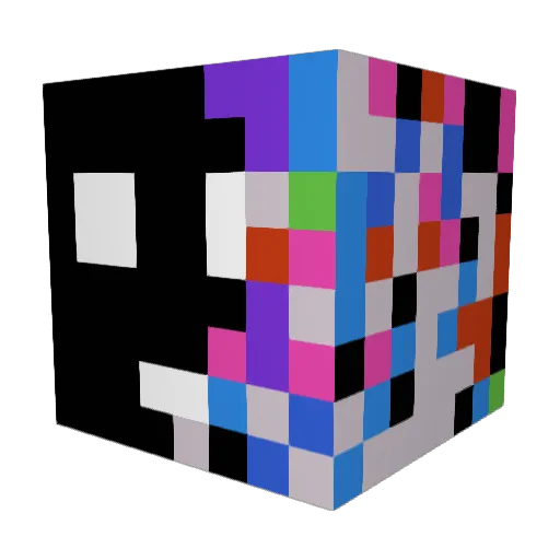Elend0001 Minecraft avatar head, 3D render
