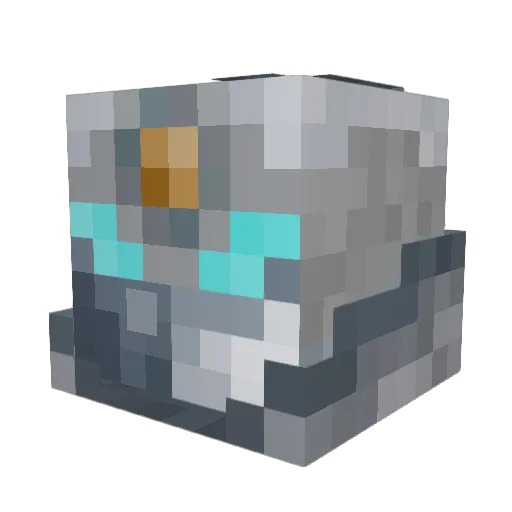 Elenderman345 Minecraft avatar head, 3D render