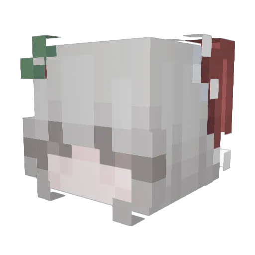 Eleni322 Minecraft avatar head, 3D render