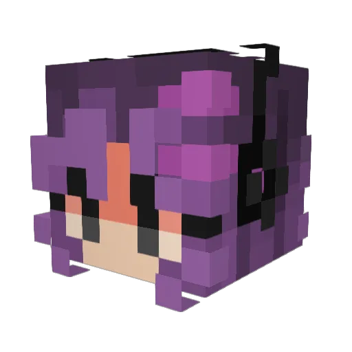Elenna_UwU Minecraft avatar head, 3D render