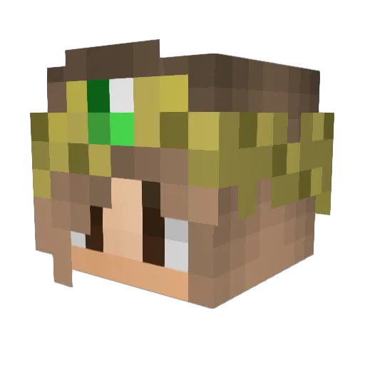 EleonoreBeauvoir Minecraft avatar head, 3D render