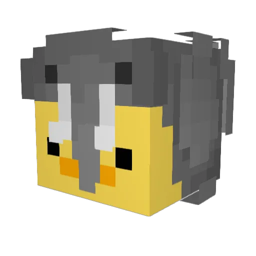 Elephant5103 Minecraft avatar head, 3D render