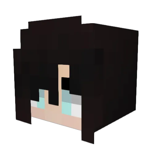 Elerinnah Minecraft avatar head, 3D render
