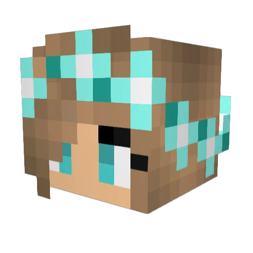 ElevensEggos Minecraft avatar head, 3D render