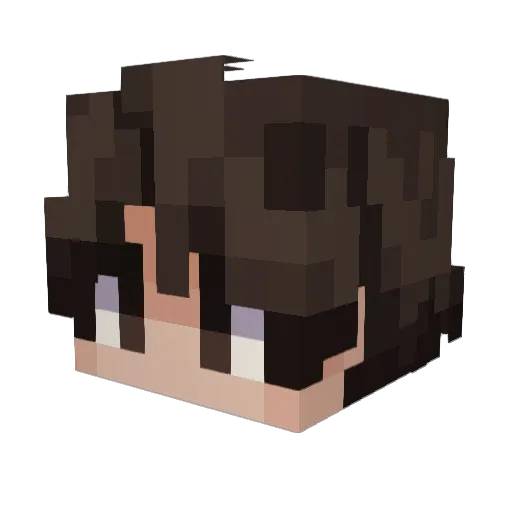EleventyMC Minecraft avatar head, 3D render