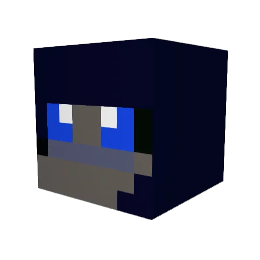 Eleviathan21 Minecraft avatar head, 3D render