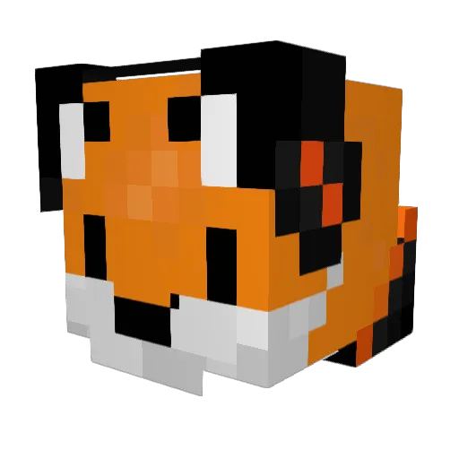 ElfKid05 Minecraft avatar head, 3D render