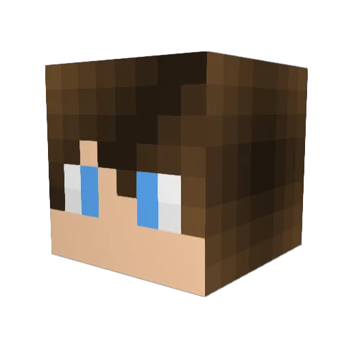 ElfKingthe1st Minecraft avatar head, 3D render