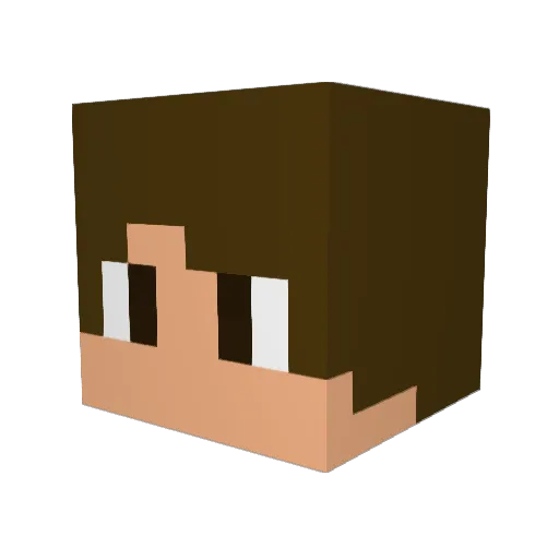 Elfenkoenig1984 Minecraft avatar head, 3D render