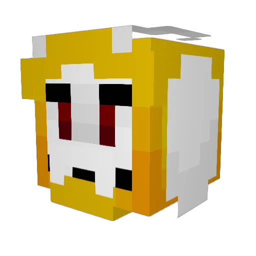 Elfgar99 Minecraft avatar head, 3D render