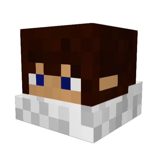 Elfsander04 Minecraft avatar head, 3D render