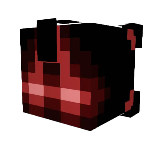 Elgarius Minecraft avatar head, 3D render