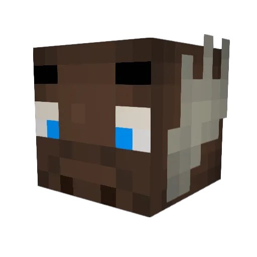 Elgen03 Minecraft avatar head, 3D render
