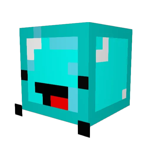 ElginsFather Minecraft avatar head, 3D render