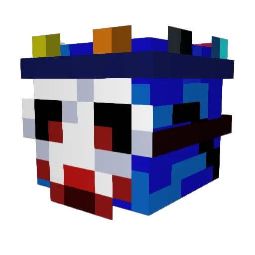 Elgorgo0 Minecraft avatar head, 3D render