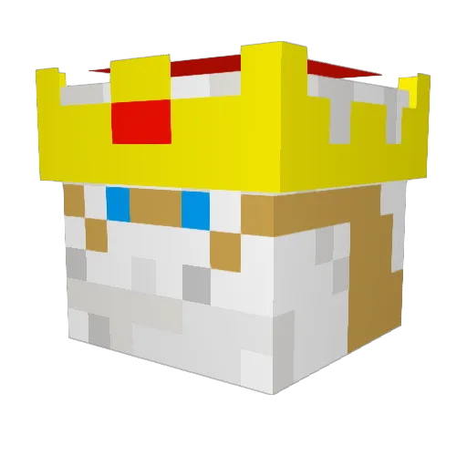 Elhispano02 Minecraft avatar head, 3D render