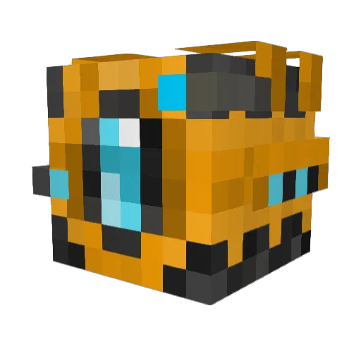 Eli4444 Minecraft avatar head, 3D render