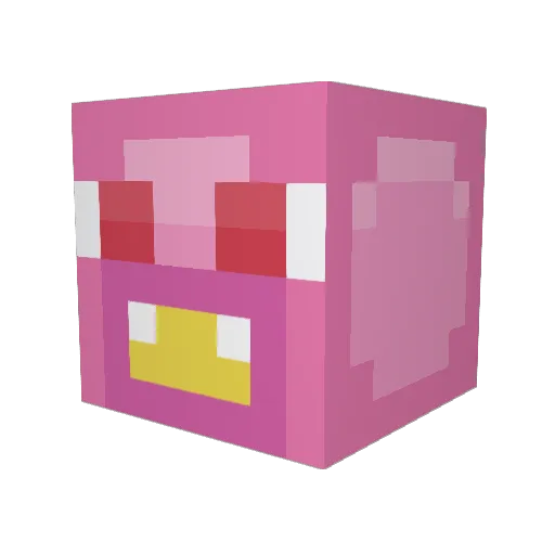 EliFlow11 Minecraft avatar head, 3D render
