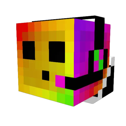 EliJoni Minecraft avatar head, 3D render