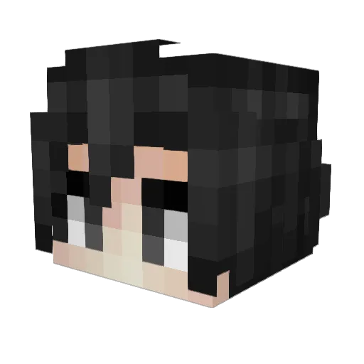 EliMate Minecraft avatar head, 3D render