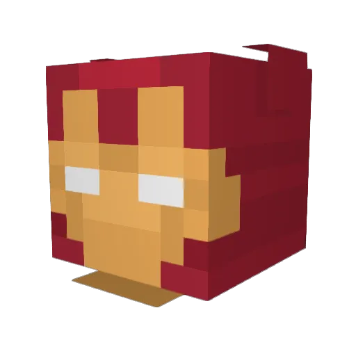 EliSuper2424 Minecraft avatar head, 3D render