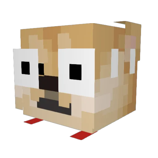 Eli_COOL64 Minecraft avatar head, 3D render