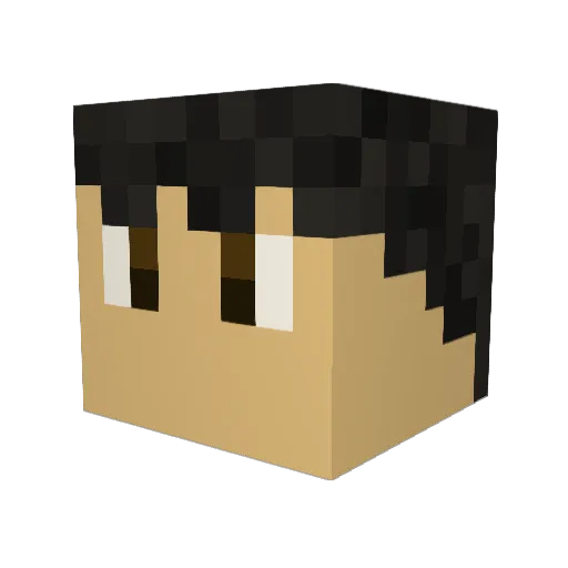 Eli_Chapman Minecraft avatar head, 3D render