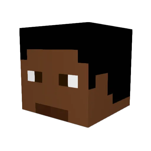 Eli_Tilley Minecraft avatar head, 3D render